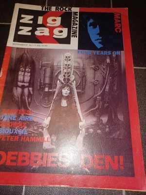 Zigzag Magazine No 117 September 1981 Debbie Harry HR Giger Marc Bolan Siouxsie