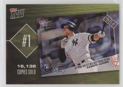 2018 Topps Topps Now Top 10 Aaron Judge #TN-1 1c7