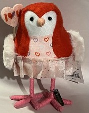 Featherly Friends Valentine's Day Bird "Carmine" Figure Target Spritz 2022 NWT