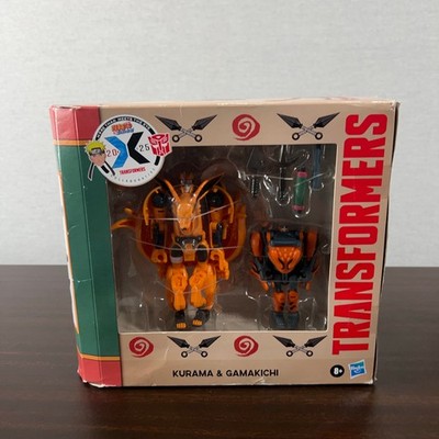 Transformers Naruto Shippuden Kurama & Gamakichi 7'' Inch Figure Set NEW