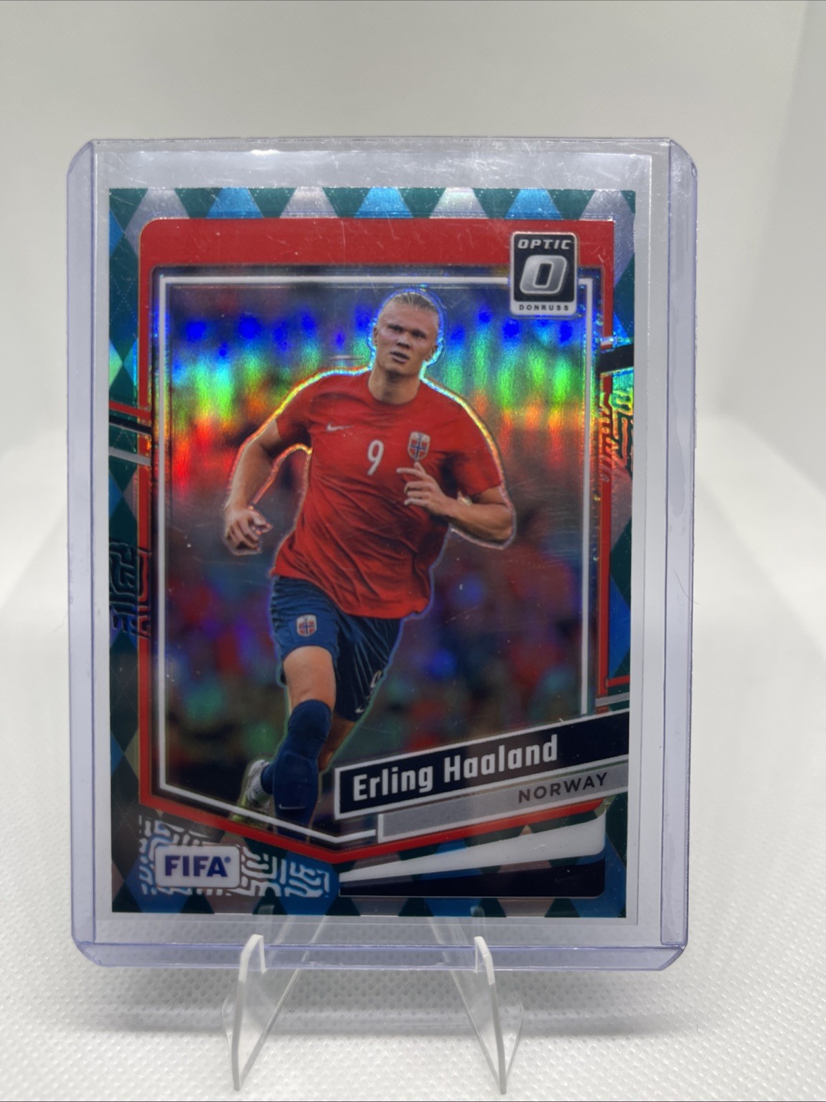 2023-24 Panini Donruss Fifa - Optic Erling Haaland #41 Argyle Prizm