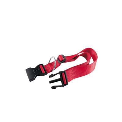 Durable Nylon Dog Collar, Red And Black, Brand Ferplast