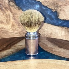 M HLE TRADITIONAL Rosegold Silvertip Badger Shaving Brush