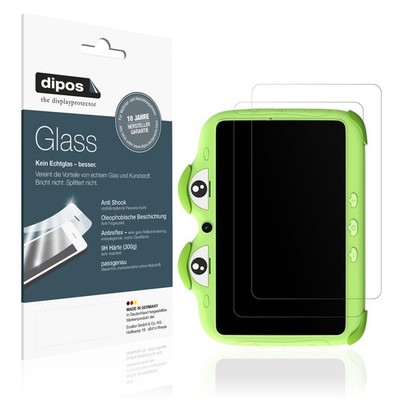 2x Schutzfolie für Ascrecem Y8 Kids Tablet 2. Gen matt - Anti-Shock 9H Folie