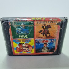 Sega Mega Drive 4 In 1 Games - Cartridge Only - Read Description--
