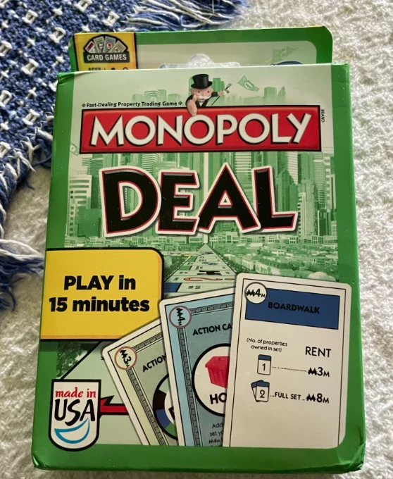 Monopoly Deal Card Game | Fun Family Party Game | Complete English Deck | Hasbro - Image 3 of 4