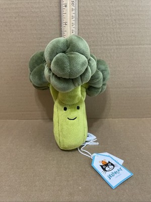 Jellycat Vivacious Broccoli VV6B Plush Food See Pics Imperfect Tags C