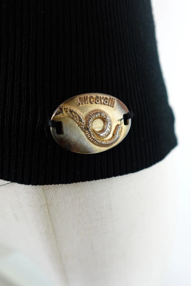 Just Cavalli Top Camisa Tejida Mujer 44 Camiseta Mujer Italia Vintage Corsé Foto 4 de 4