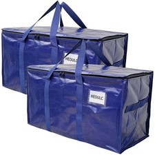 2 PCS 23 Gallon Extra Large Heavy Duty Moving Bags 65 lbs Waterproof Totes