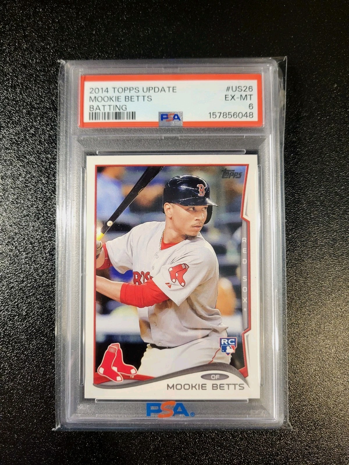 2014 Topps Update Series - Mookie Betts #US-26 Batting (RC)