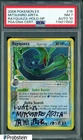 Mitsuhiro Arita Signed 2006 Pokemon EX Rayquaza Holo PSA 7 PSA/DNA AUTO 10