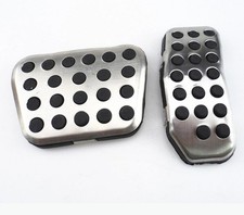 Pedale Pedalkappen aus Edelstahl Geeignet Für Ford Fiesta Ecosport Automatikgetr