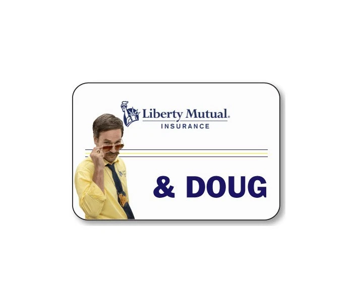 JUEGO DE 2 ACCESORIOS DE INSIGNIA DE NOMBRE LIMU EMU & DOUG HALLOWEEN COSPLAY PIN BACKS Foto 3 de 4