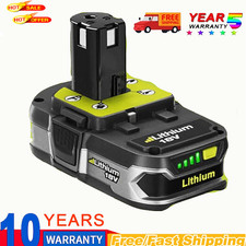 For RYOBI P108 18V One Plus High Capacity Battery Lithium-Ion Battery p105 p102