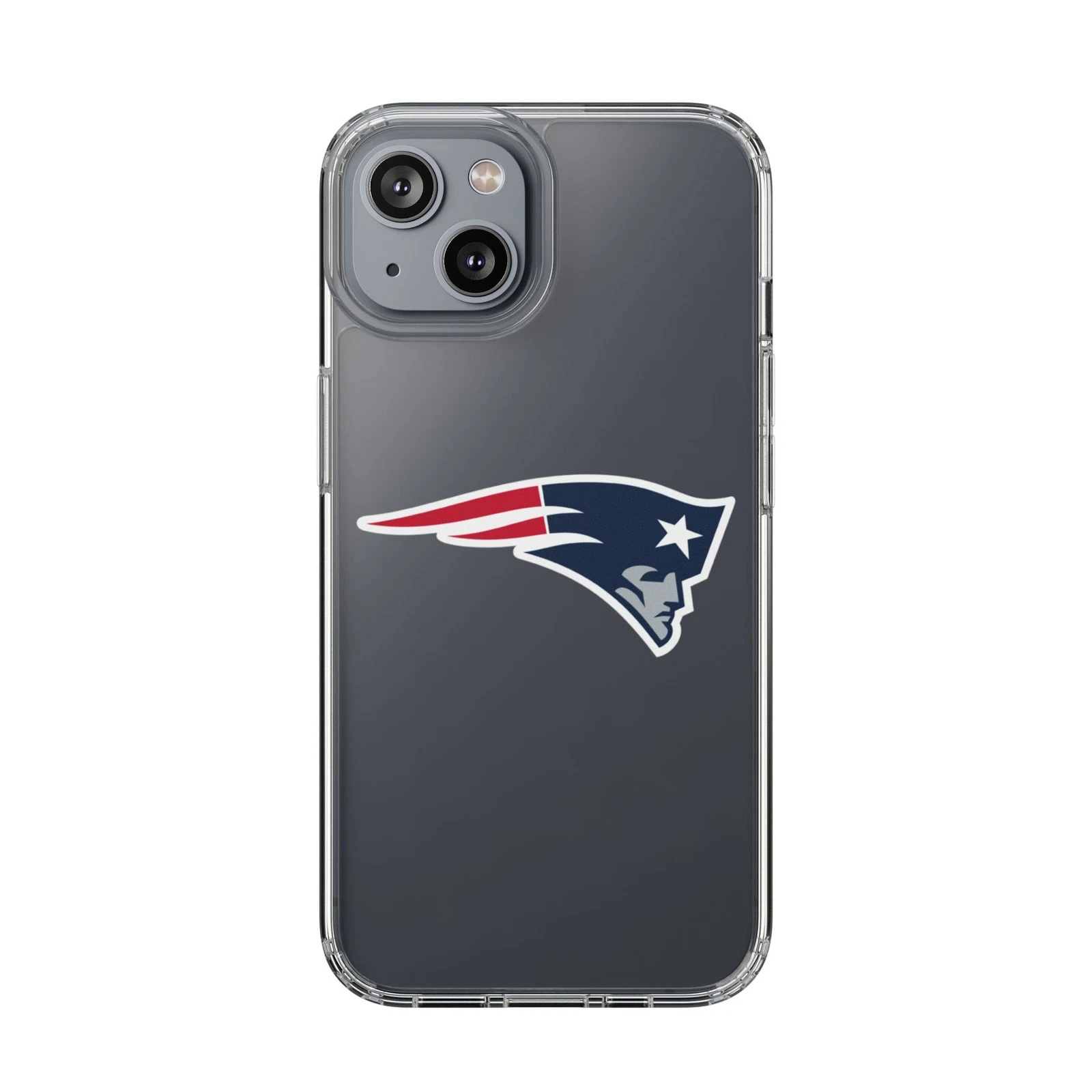 New England Patriots Clear Phone Case for iPhone