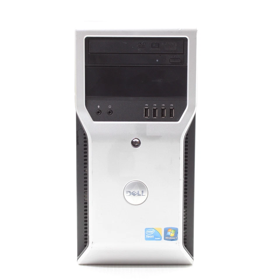 Dell Precision T1600 Windows 11 PC Xeon E3 1270 12GB RAM 256GB SSD ATI FirePro - Image 2 of 4