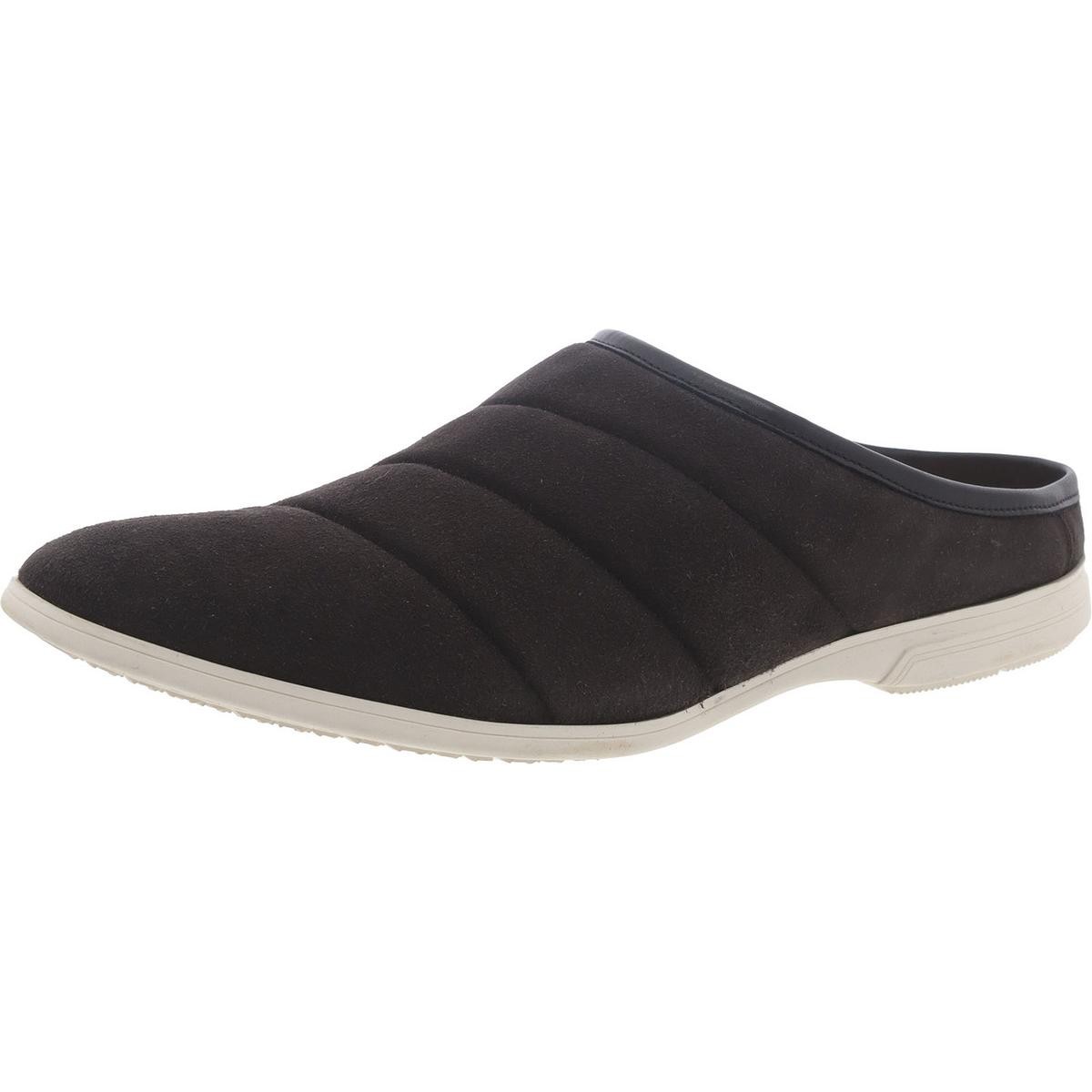 Мужские стеганые мокасины из черной замши Moral Code Penna 10 Medium (D) BHFO 5549