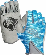 Fish Monkey Pro 365 Guide Glove - Blue Water Camo - Medium