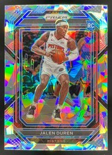 2022-23 Panini Prizm Prizms Ice #239 Jalen Duren RC