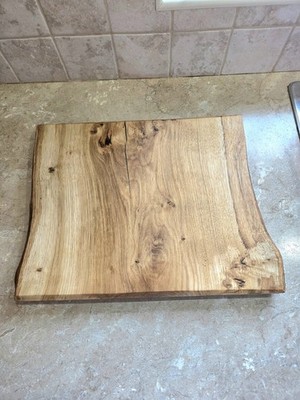 Live Edge Pippy Oak Schneidebrett Charcuterie Board Rustikal James Martin Stil