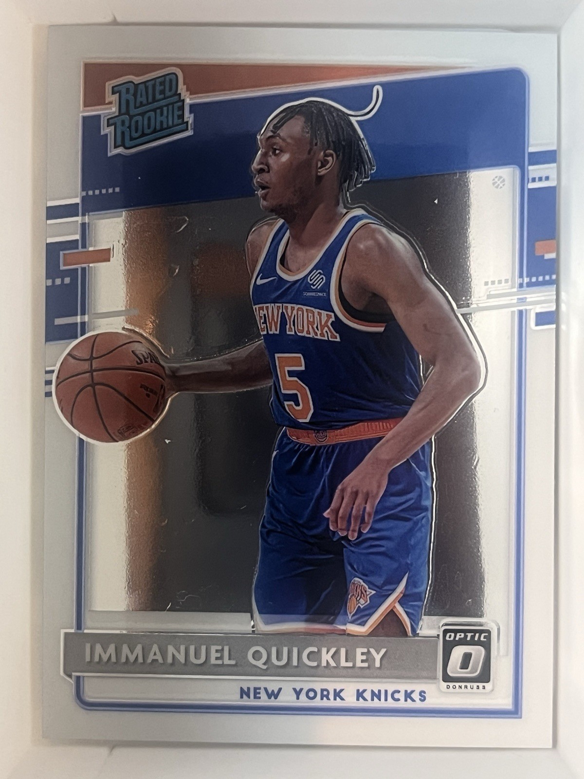 2020-21 Panini Donruss Optic - Rated Rookie Immanuel Quickley #175 (RC)