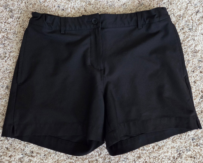 EUC Slazenger Girls Black Golf Shorts - Girls Size L