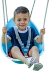 Swurfer Coconut Toddler Swing – Comfy Baby Swing Outdoor, 3- Point Adjustable Sa