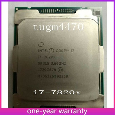 i7-7820x Intel Core CPU processor sr3l5 3.60ghz 8-Core 12mb lga-2066 Used
