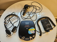 Philips Magnavox AZ7368 Portable CD player with ESP and original car accessories
