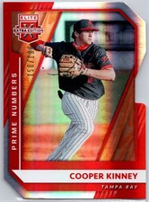 2021 Panini Elite Extra Edition #34 Cooper Kinney Prime Numbers C Die Cut #/196