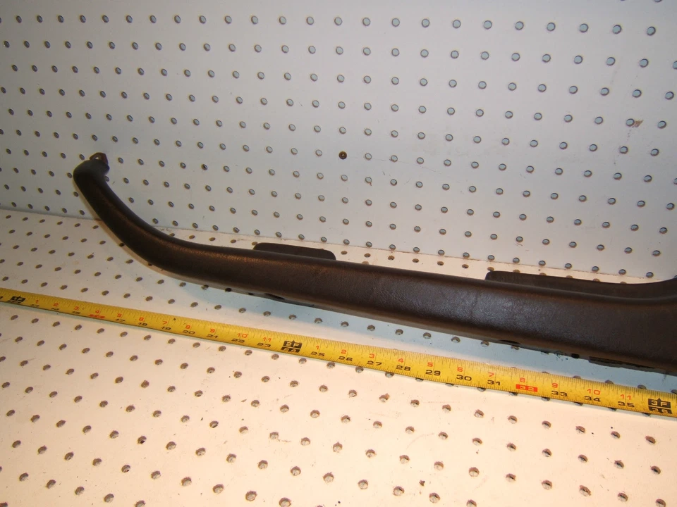 Mercedes 82-88 W126 SEC Right Pass BROWN door panel long 1 Armrest / Handle,T1 - Image 3 of 4