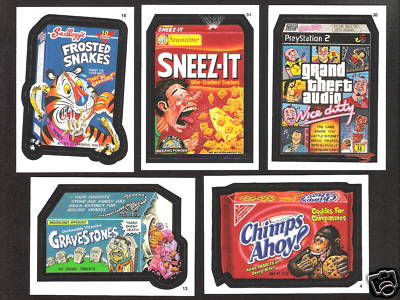 2004 Topps Wacky Packages ANS1 All-New Series 1 COMPLETE FULL BASE