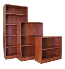 30" Laminate Bookcase with Adjustable Shelves