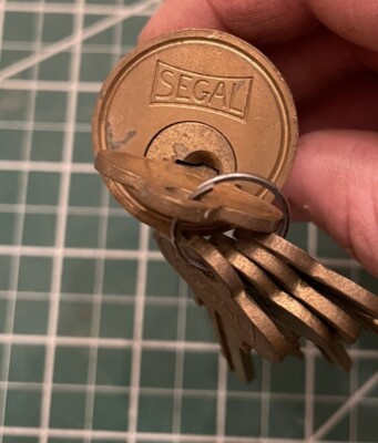 Segal Original Rim Cylinder With 5 Keys Lock Locksmith Surface Lock Jimmy NYC