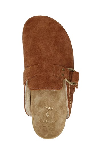 Zuecos sin cordones Polo Ralph Lauren para hombre Turbach forrados en piel de oveja gamuza 7,5 - Imagen 4 de 4