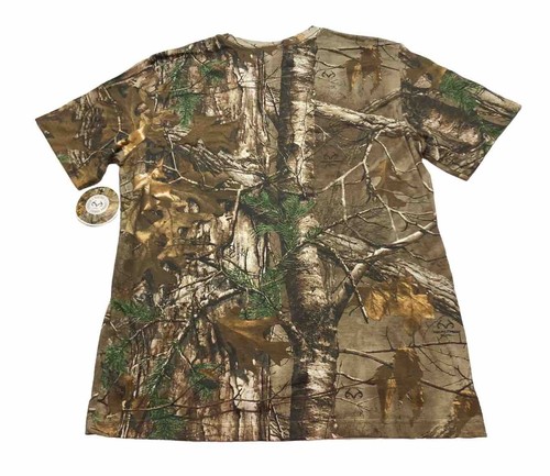RealTree Mens Short Sleeve T Shirt Camouflage Large Hunting Fishing Camping New - Picture 2 of 7