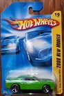 HOT WHEELS 2008 New models DODGE Challenger SRT8 Green NIP ON CARD Sealed Pack