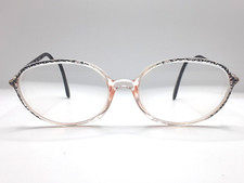 Silhouette SPX M 1879 10 6050 Oval Clear Burgundy Frame Only 52-16-135 11/F5