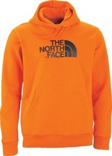 The North Face Half Dome Pullover Hoodie Oriole Orange/Black Men's Large BNWT