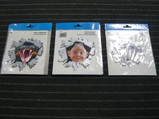 11 x Auto Aufkleber Einschussloch Cobra Kind Drache, selbstklebend, Sonderposten