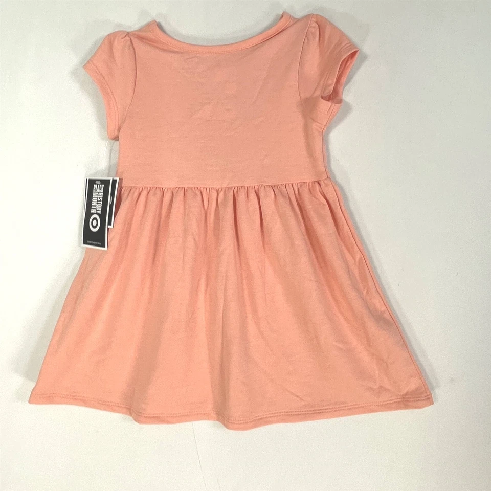 Черный история месяц Akoma графический трапециевидный платье ребенка ясельного возраста 3T эластичной розовый - Изображение 2 из 4