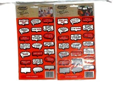 2 PK SMART REMARKS PHOTO CAPTIONS STICKERS BY ROMAR - FOTO FUNNIES - 42 STICKERS