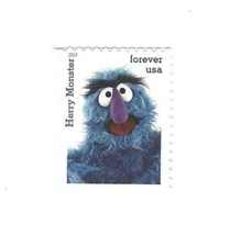 STAMP US SCOTT 5394i "Sesame Street Herry Monster" FOREVER 2019 MNH