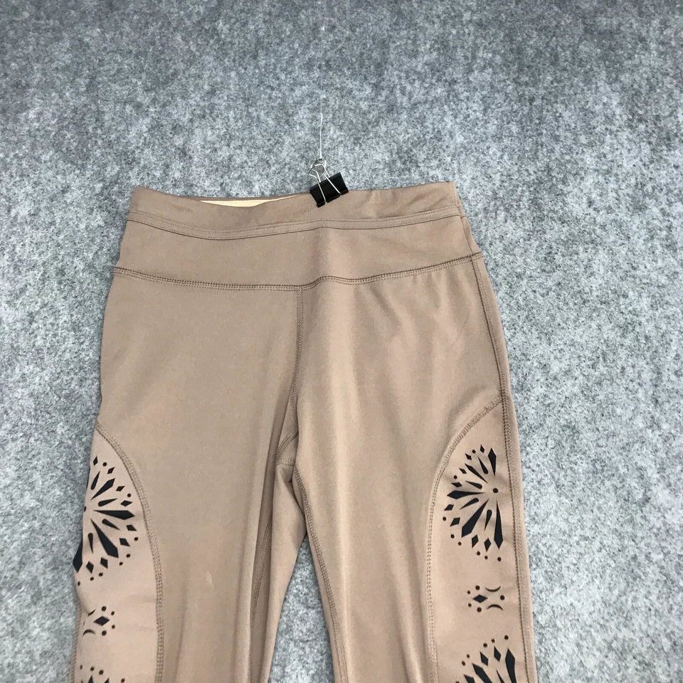 Catherine Malandrino Leggings Womens Size Small Pull On Active Laser Cut Designs - Image 2 of 4