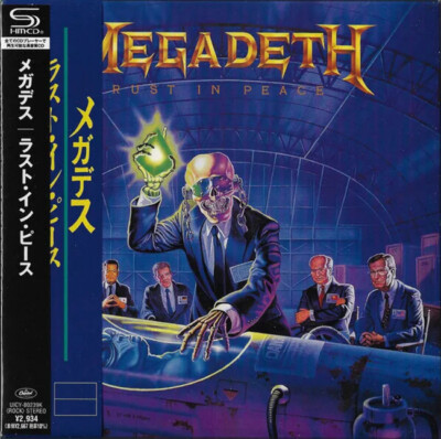 MEGADETH - RUST IN PEACE, 2023 EU/JAPAN LIMITED EDN MINI LP SHM-CD