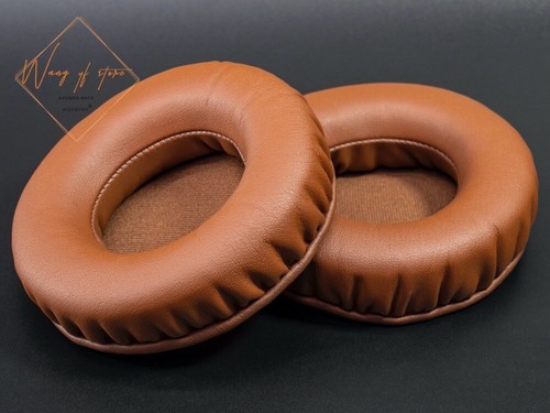 Brown Coffee Full Size Thick Memory Foam Cushions Replacement Ear Pads Headphone - Picture 3 of 26