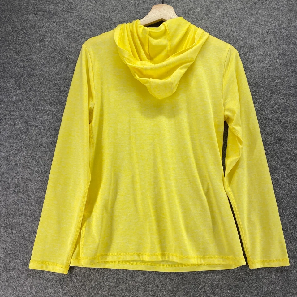 Sudadera con Capucha Ideology Mujer M Mediana Amarilla Con Capucha Manga Larga Pullover Cuello en V Informal Foto 2 de 4