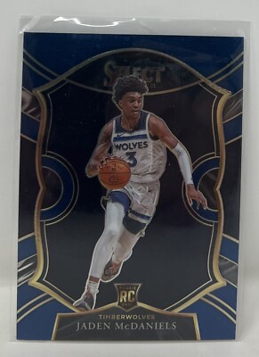 2020-21 Panini Select  #88 Jaden McDaniels RC Minnesota Timberwolves