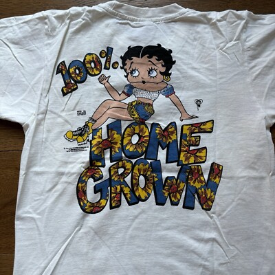 T-shirt Betty Boop Officiel – Vintage Neuf Avec étiquettes – Taille Unique Femme