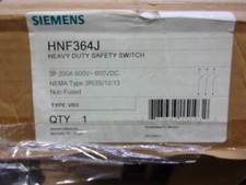 HNF364J-SIEMENS-HEAVY DUTY SAFETY SWITCH 3P,200A,600V,NEMA 3R/3S/12/13